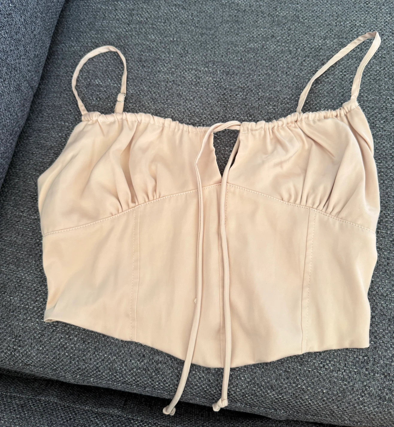 Women's Cream Corset Top