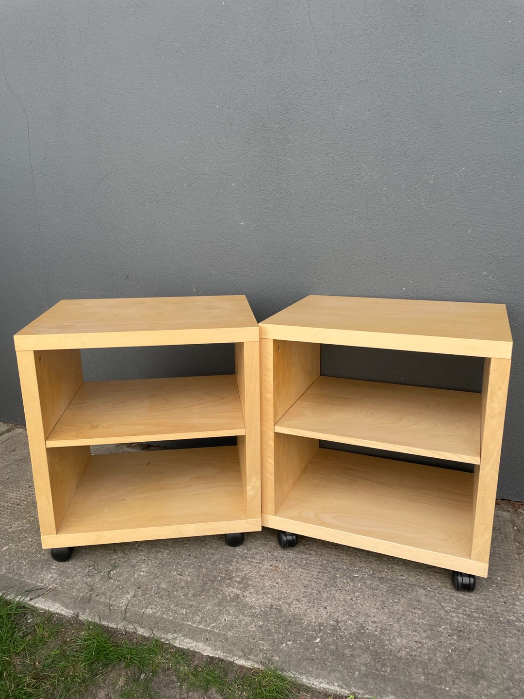 IKEA rolling bedside tables