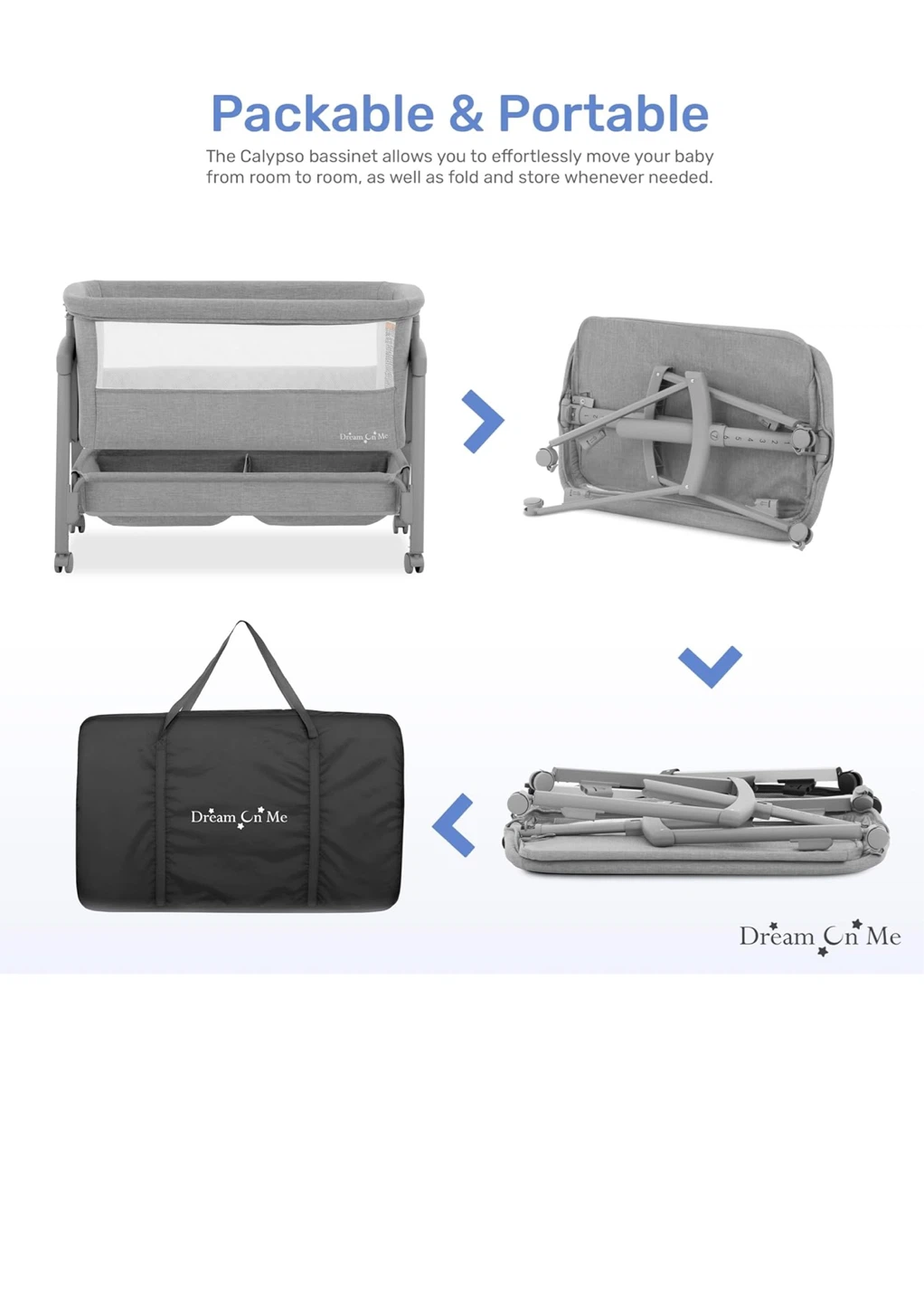 Dream On Me Calypso Portable Bassinet - photo 5