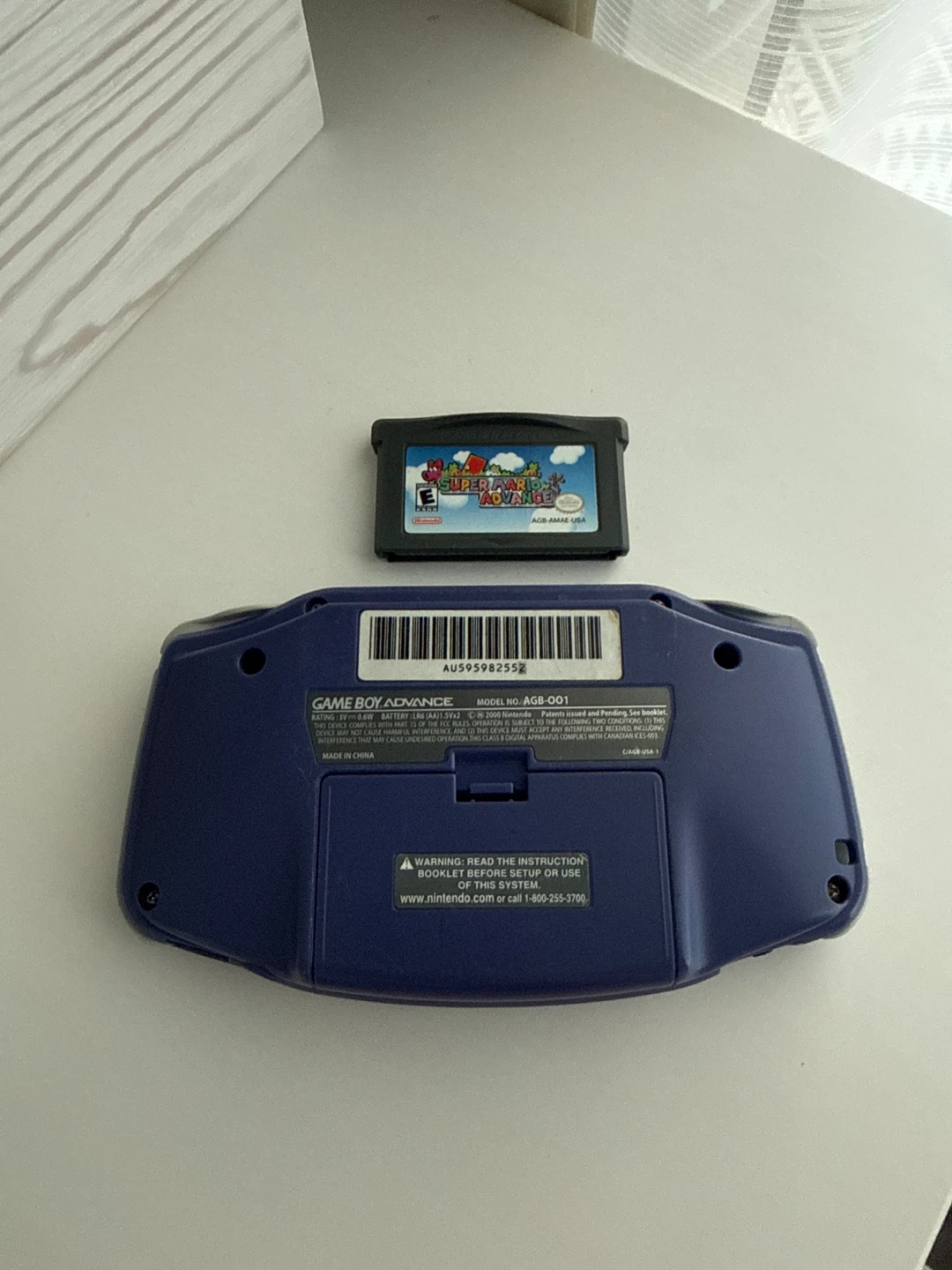 Nintendo Game Boy Advance with Super Mario Advance 4 - photo 3