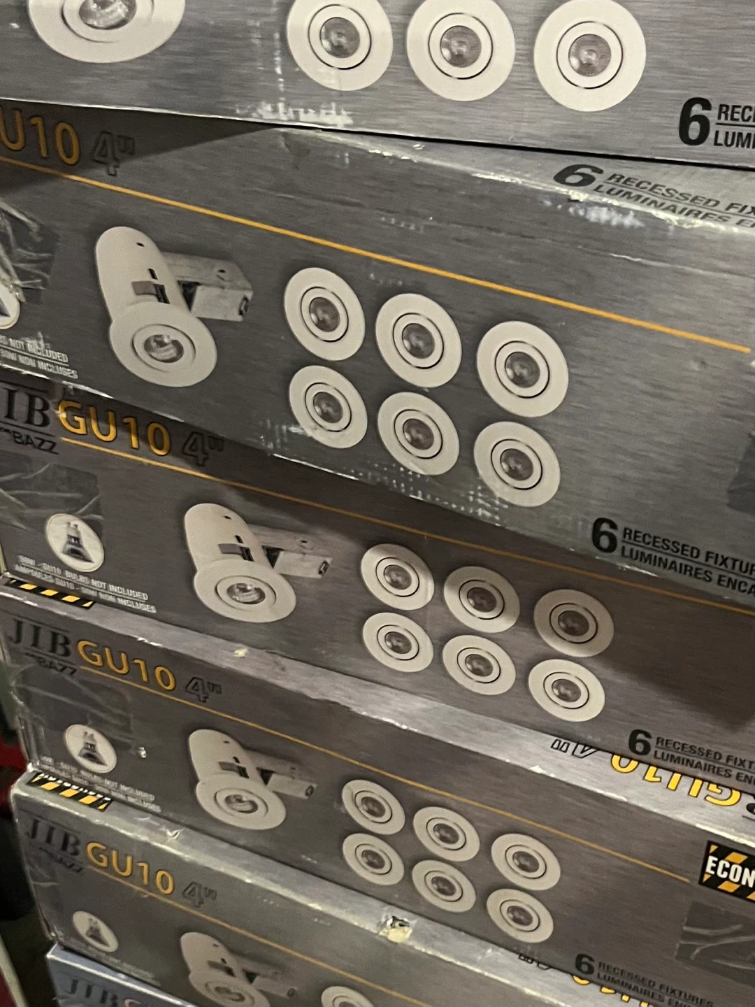 Bazz JIB GU10 4" Recessed Fixtures Pop- 6 Pack