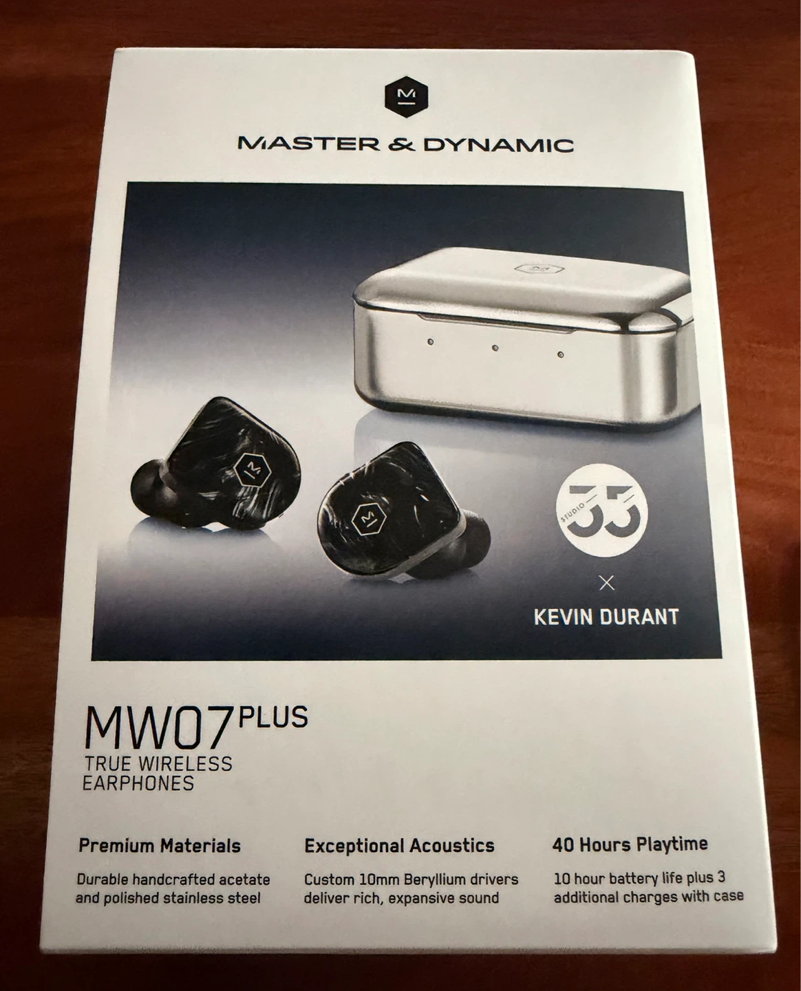 Master & Dynamic MW07 PLUS True Wireless Earbuds - Black Quartz - photo 2