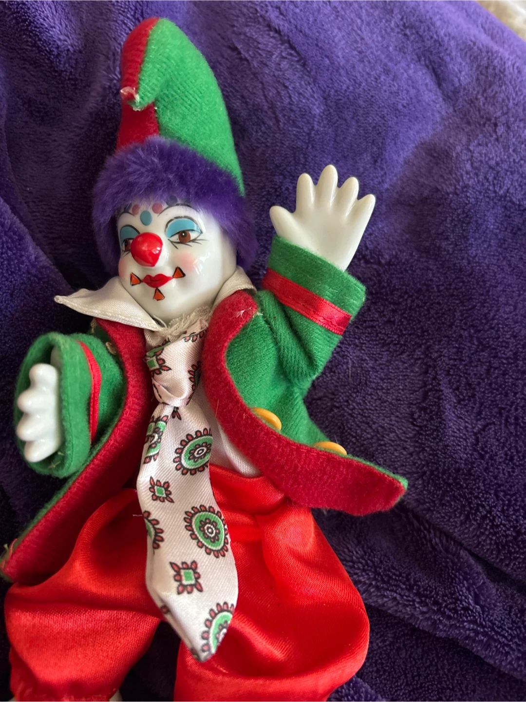 Ceramic Clown Figurine