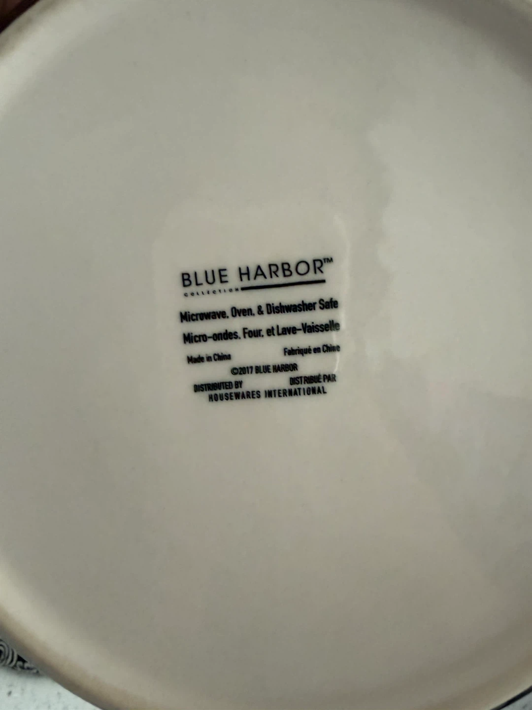 Black Floral Casserole Dish with Lid (Moving sale) - photo 4