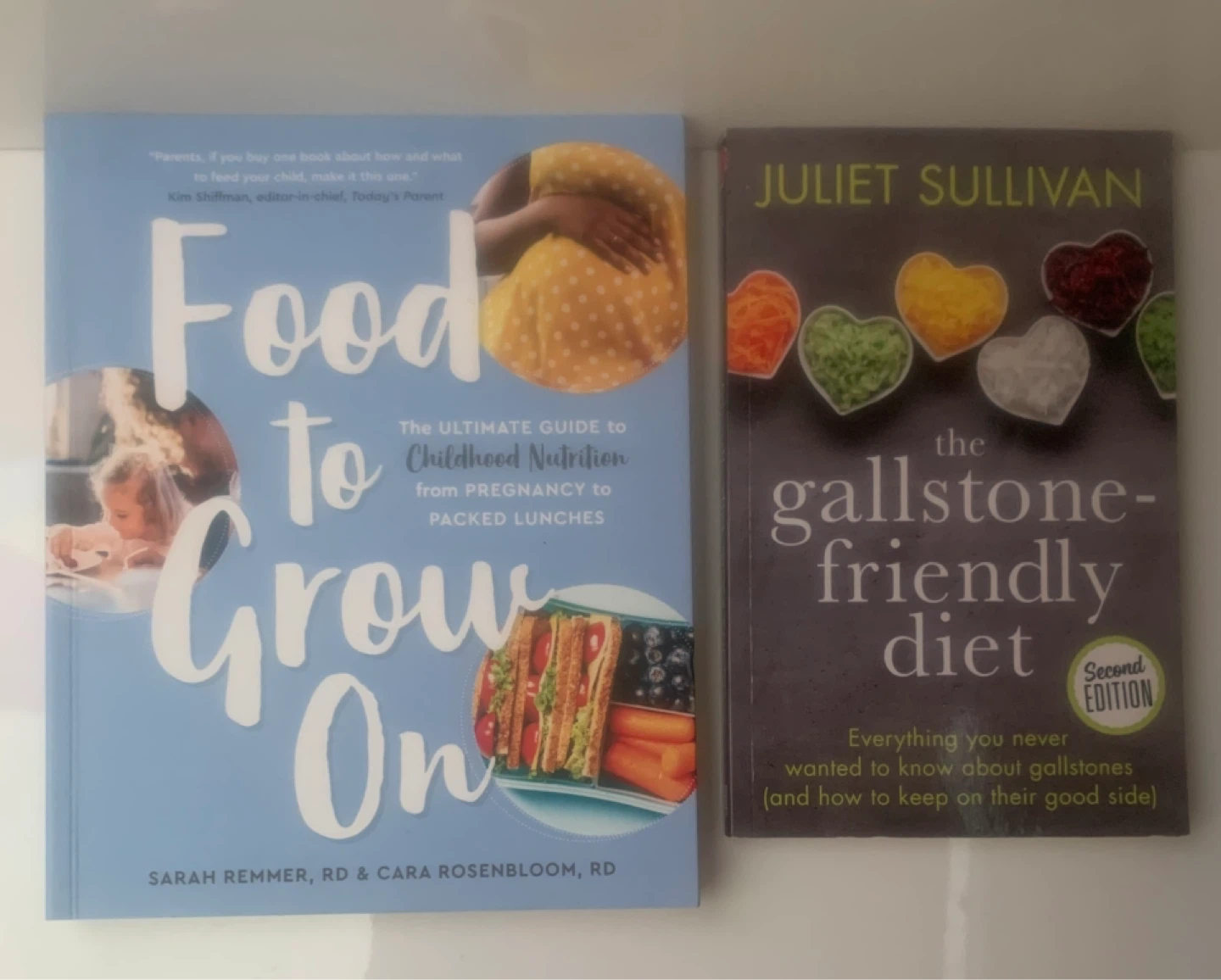 Food to Grow On & The Gallstone-Friendly Diet Books