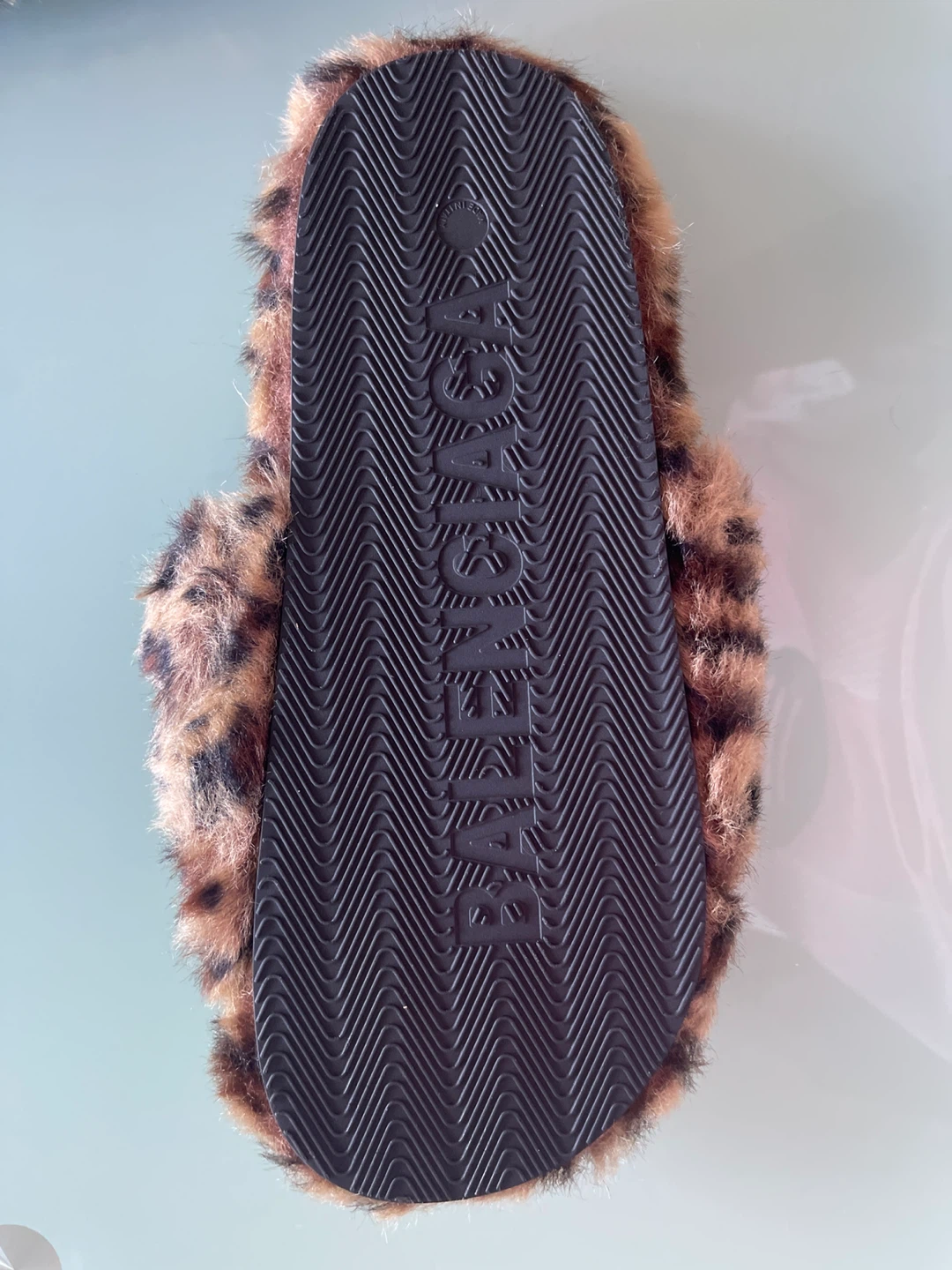 Balenciaga Leopard Print Fur Slides - photo 3