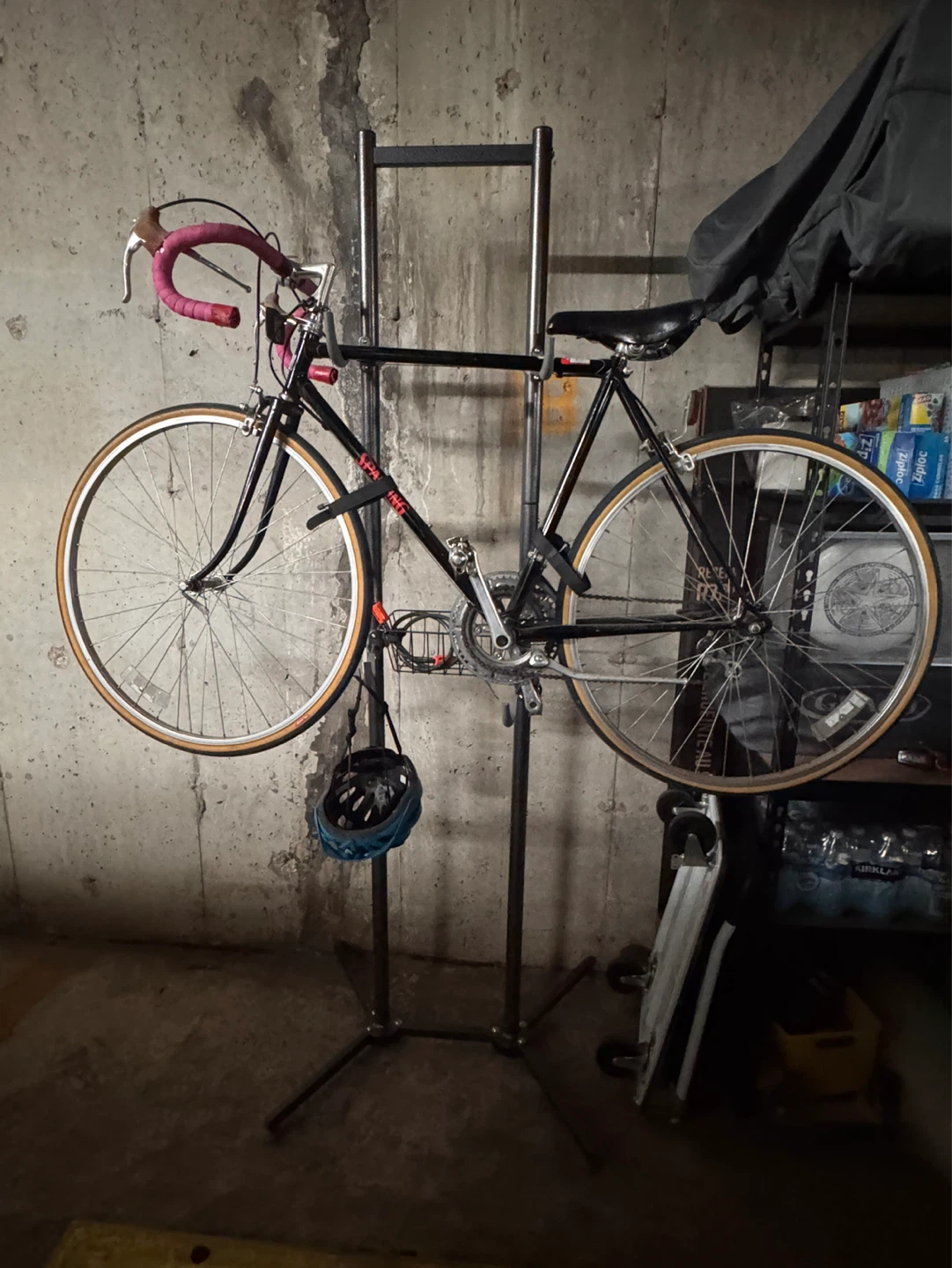 Bike Storage Rack with Basket