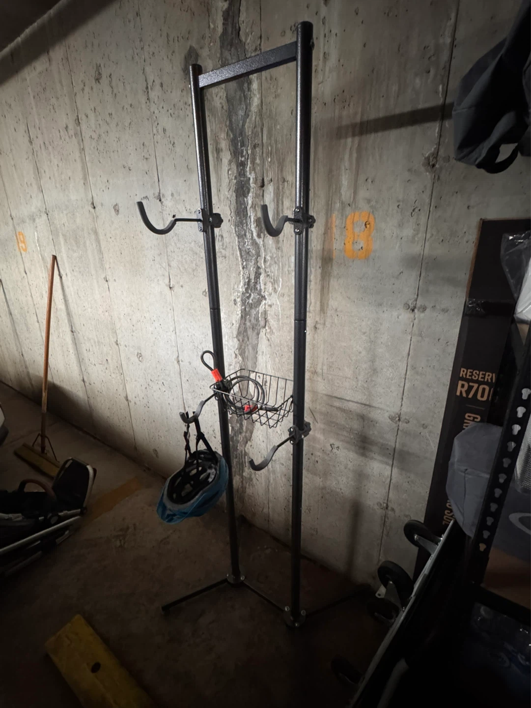 Bike Storage Rack with Basket - photo 4