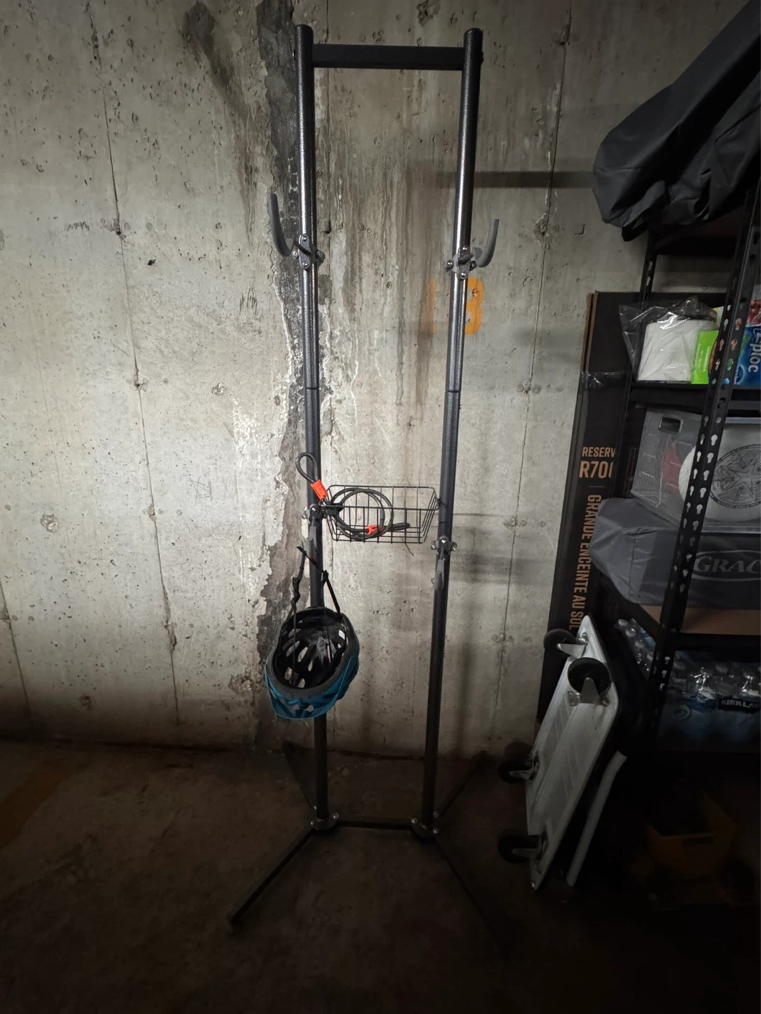 Bike Storage Rack with Basket - photo 3
