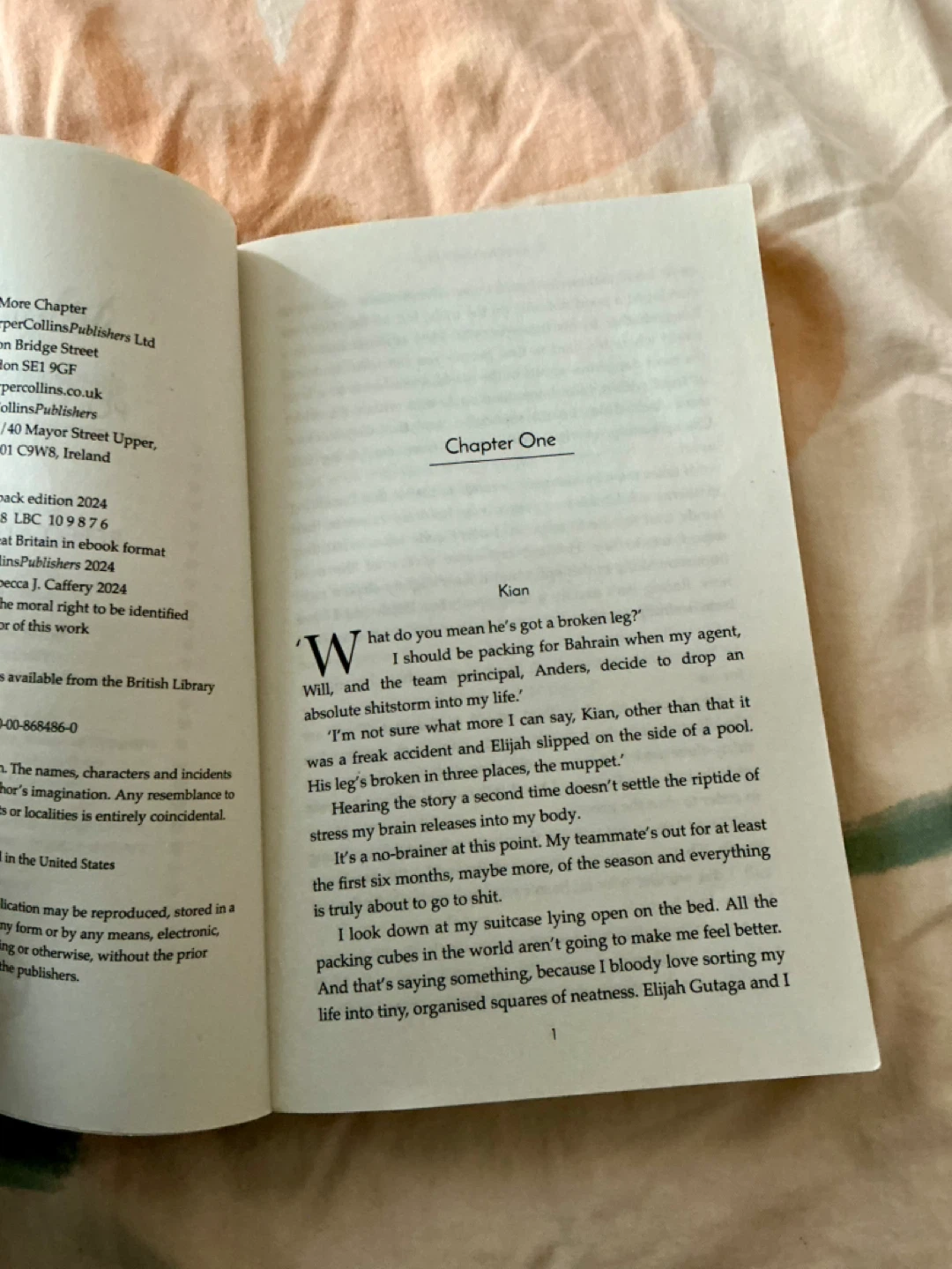 Pole Position by Rebecca J. Caffery - Romance Novel - photo 5
