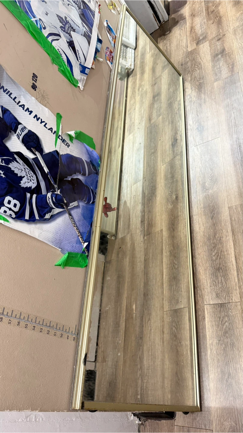 Full Length Mirror with Spiderman Decal