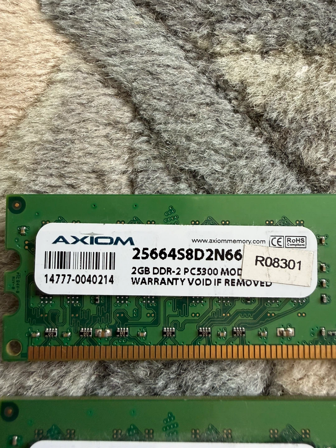 AXIOM 16GB DDR2 DESKTOP MEMORY KIT – 8x2GB PC2-5300 DIMM - photo 3