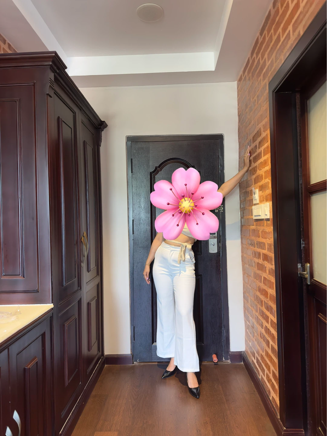Women's White Wide-Leg Pants