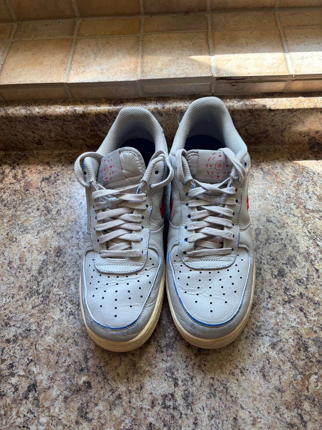 Nike Air Force 1 Low Light Blue Sneakers - photo 4