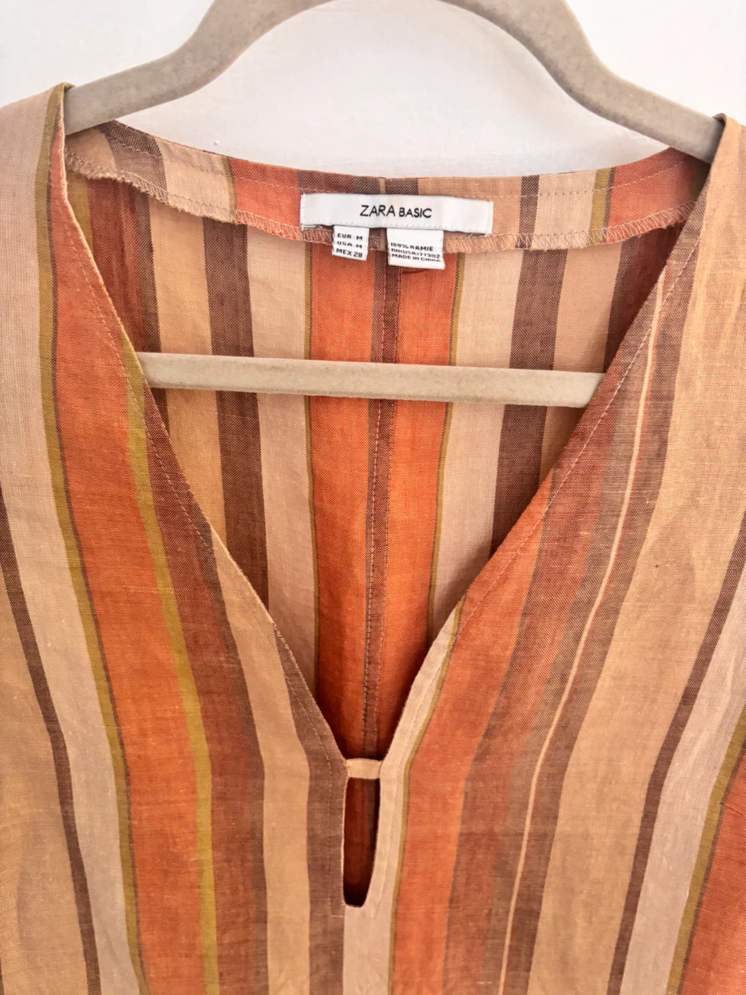 Zara Basic Striped Tunic Dress - photo 2