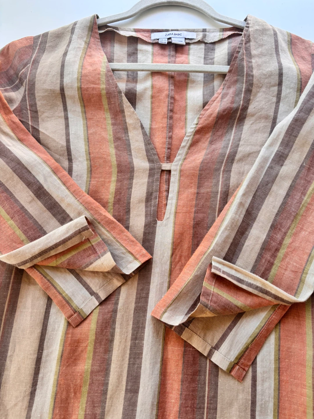 Zara Basic Striped Tunic Dress - photo 4