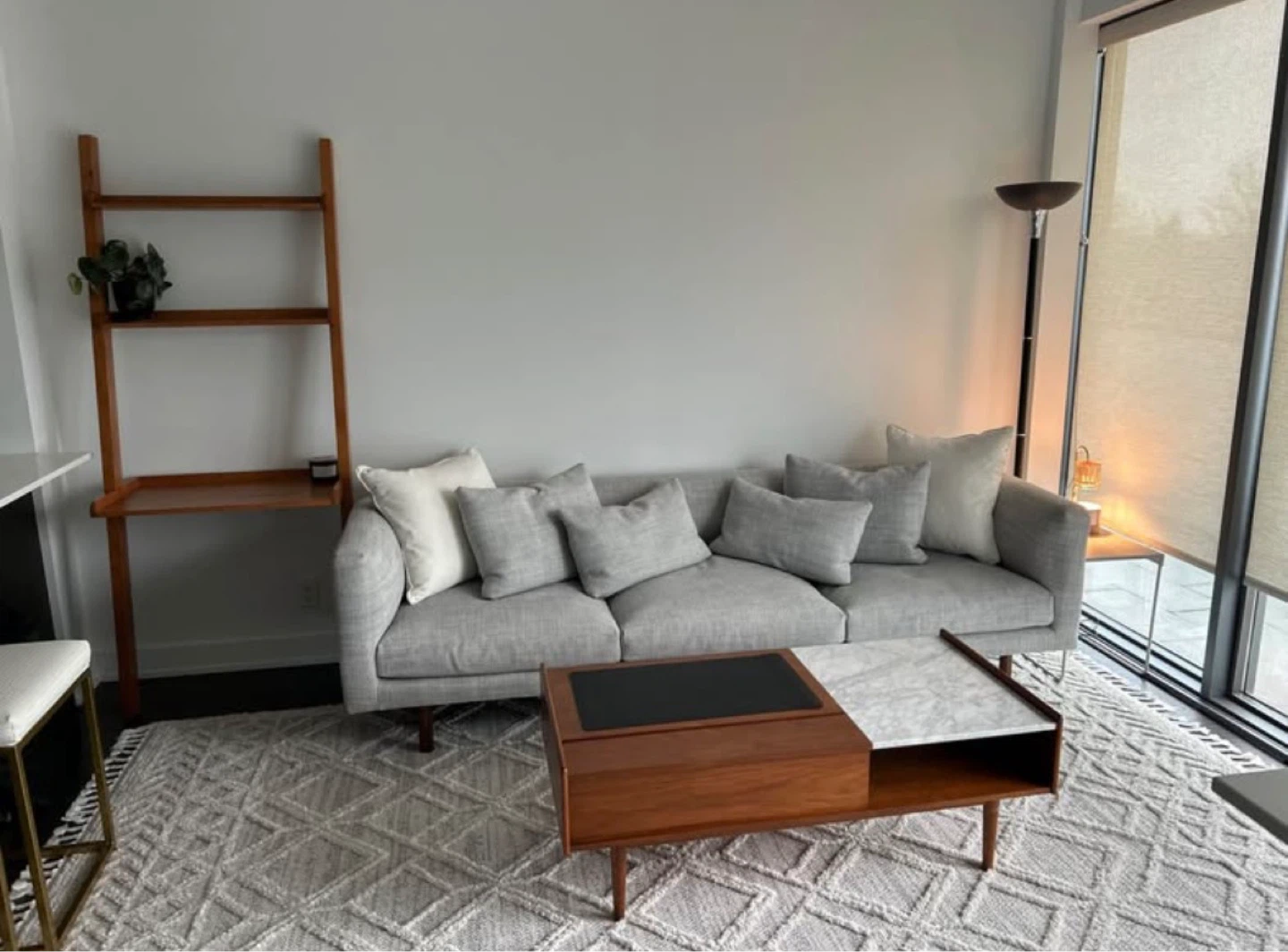 EQ3 Replay Sofa - Lee Dove Performance Fabric