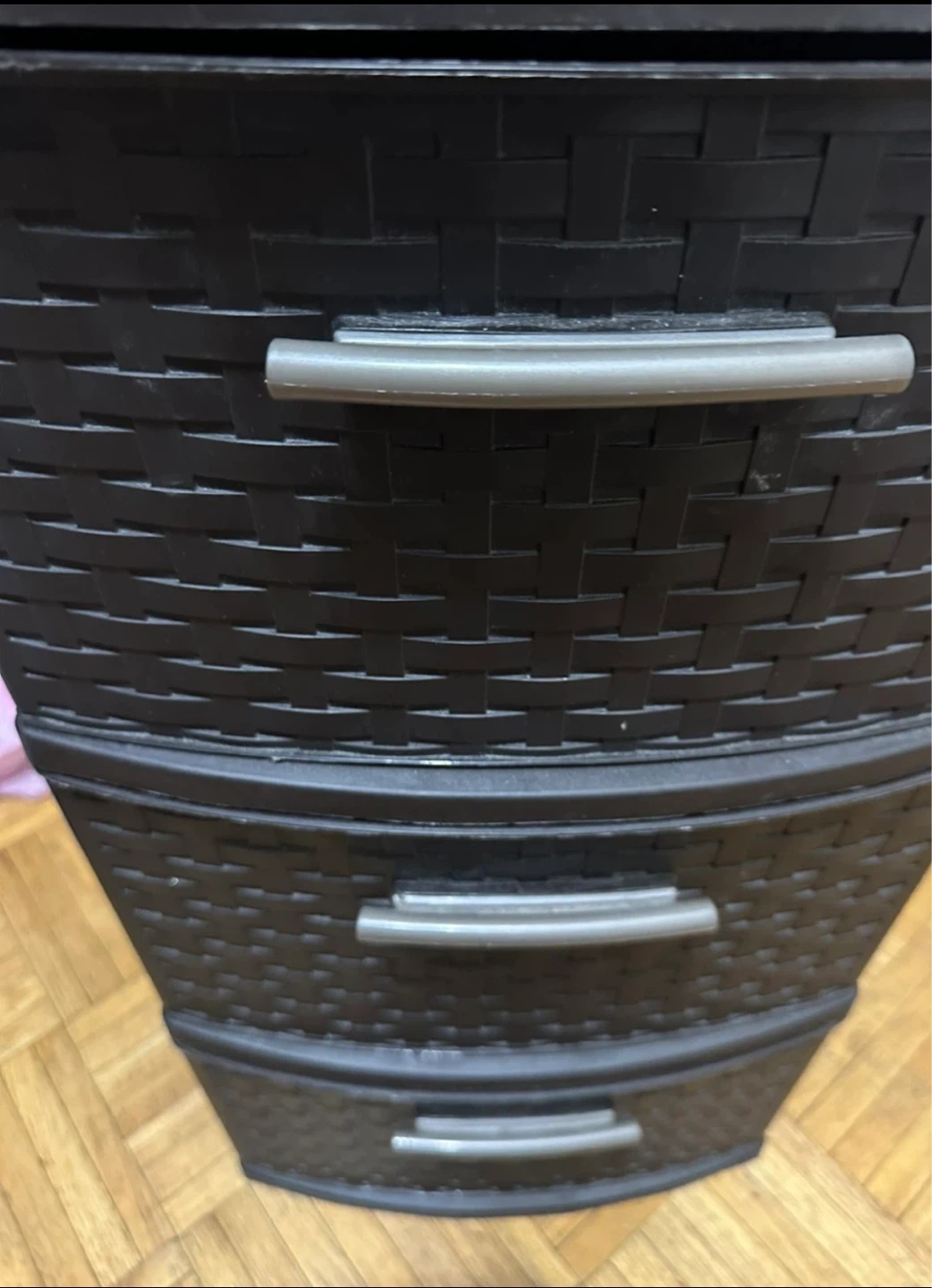 Black 3-Drawer Storage Unit