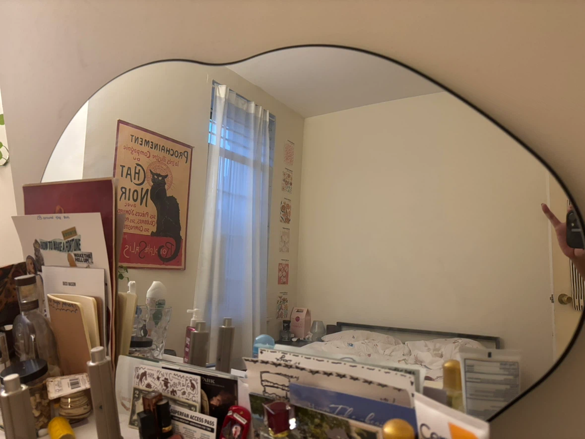 Abstract Irregular Shape Mirror - photo 2