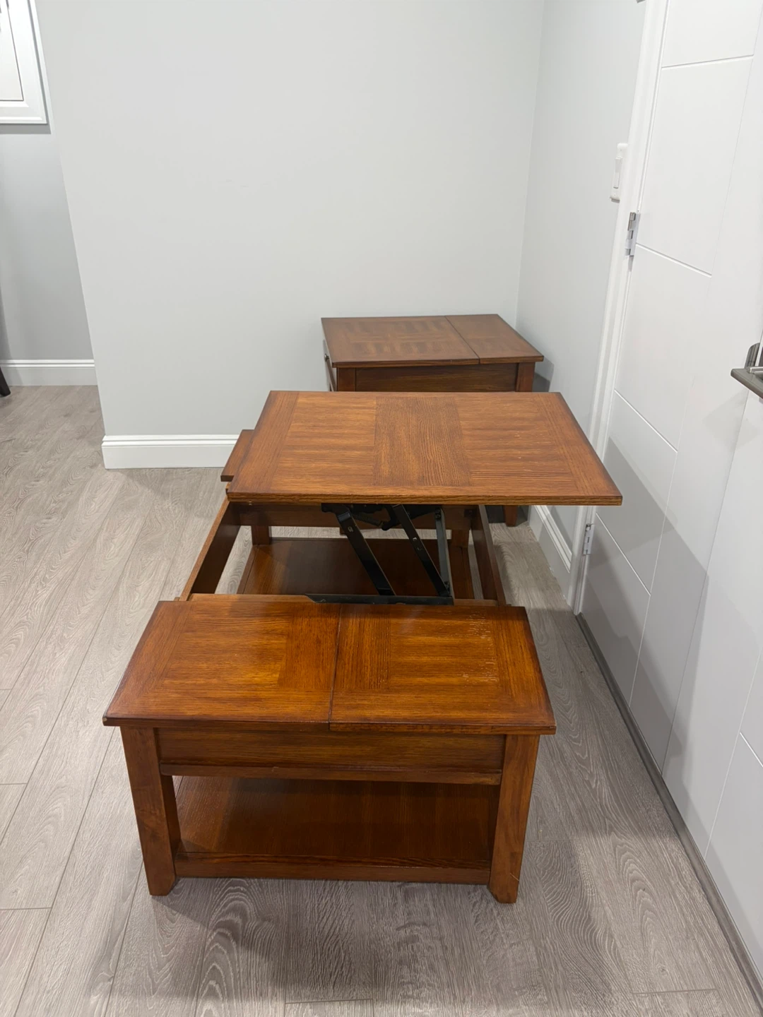 Lift Top Coffee Table and End Table Set - photo 3
