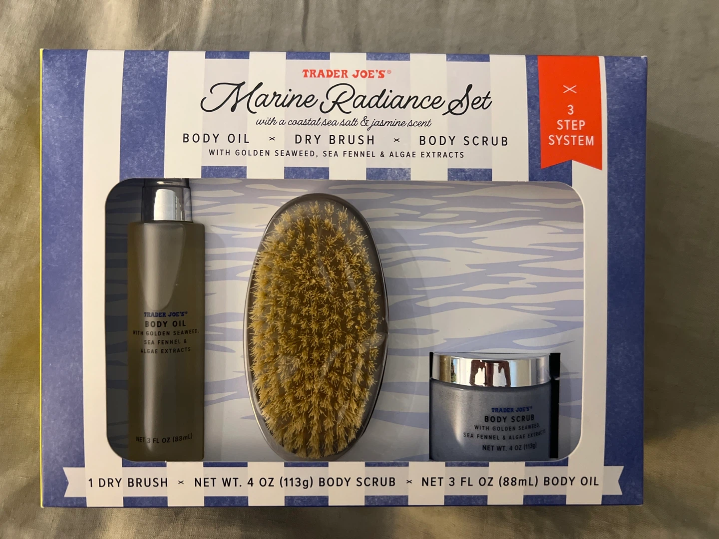 New Trader Joes Marine Radiance Set