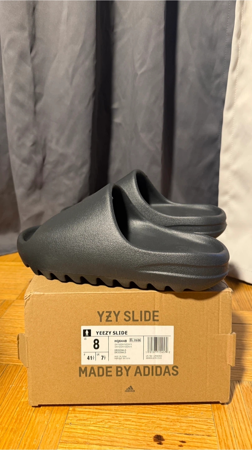 Adidas Yeezy Slide Dark Grey Size 8 - photo 2
