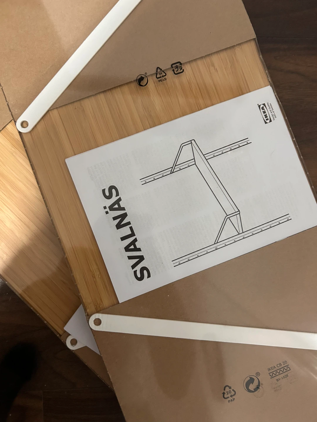IKEA SVÄLNAS Shelving Unit - Bamboo