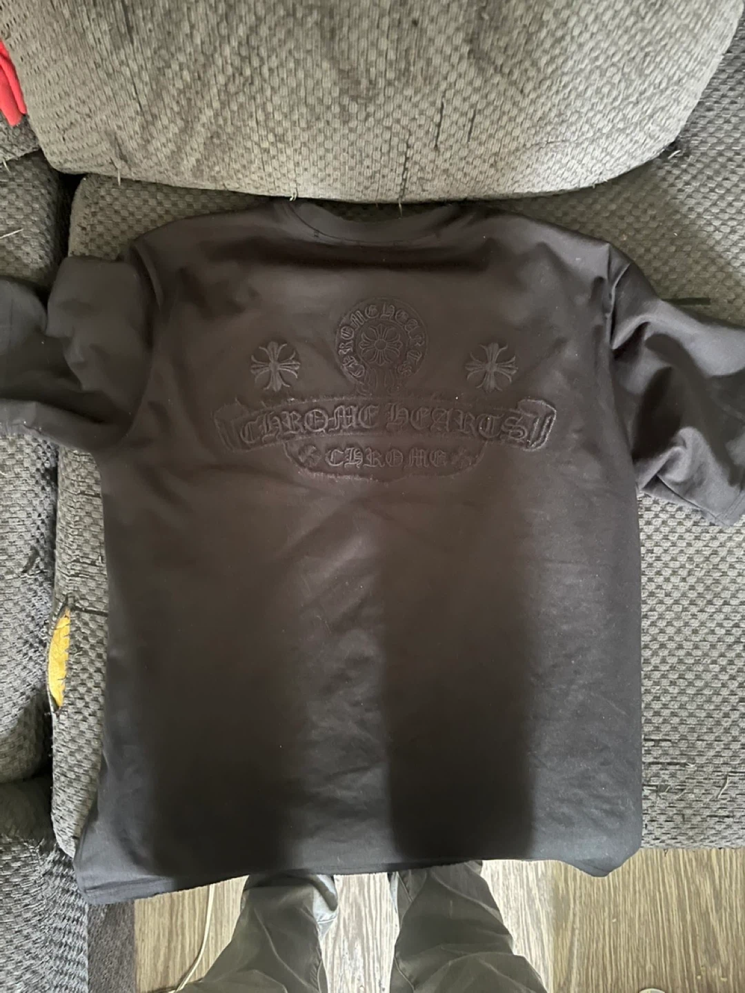 Chrome Hearts Black T-Shirt - photo 2