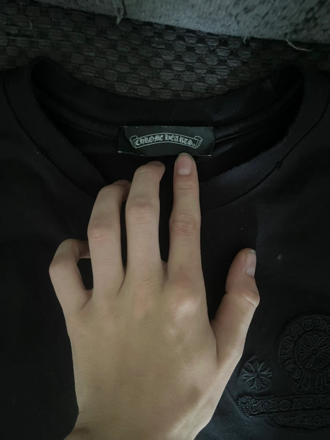 Chrome Hearts Black T-Shirt - photo 4