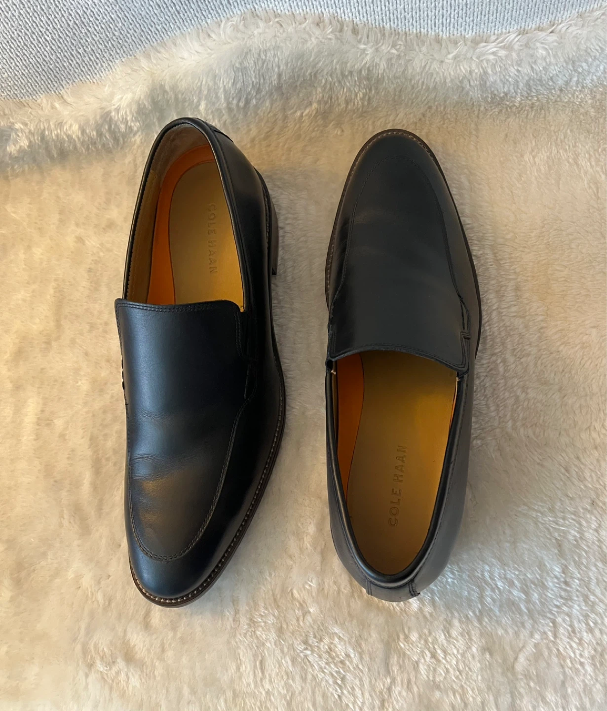 Cole Haan Black Leather Loafers Size 10 - photo 4