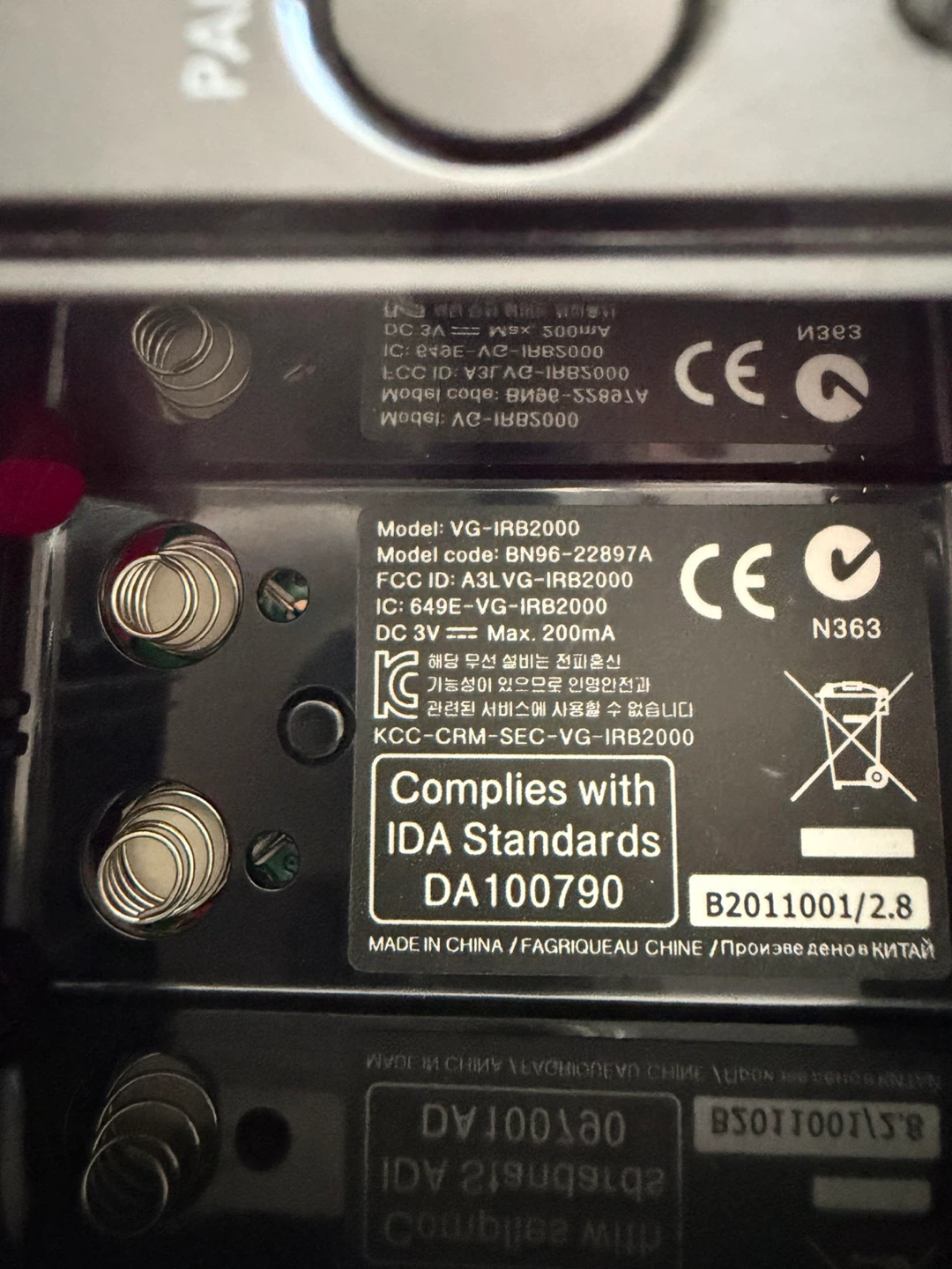 GENUINE SAMSUNG BN96-22897A (VG-IRB2000) IR BLASTER - photo 2