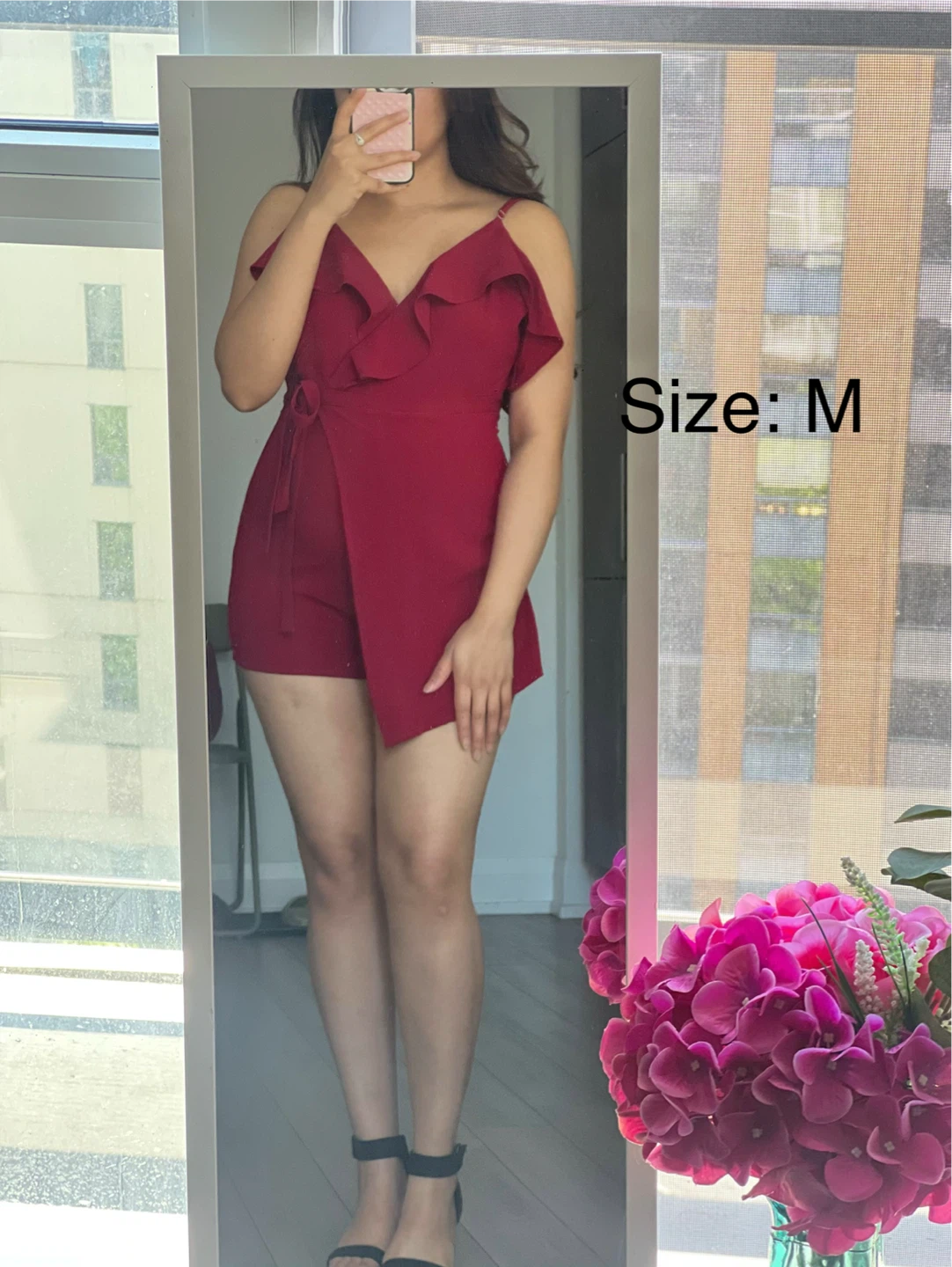 Red Romper Size M