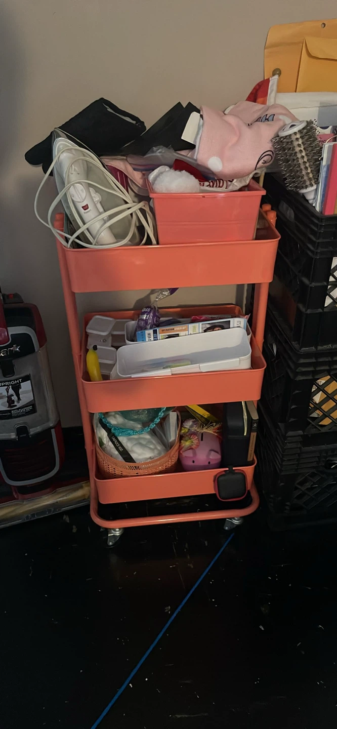 3-Tier Rolling Storage Cart