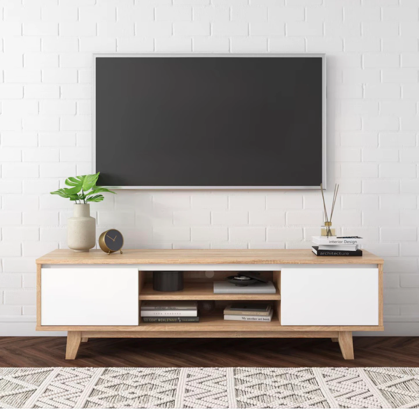 Entertainment TV Stand Modern - photo 5