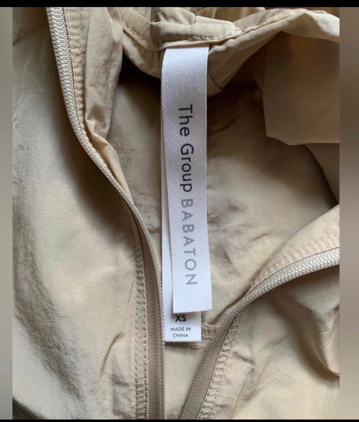 The Group Babaton Beige Anorak Jacket
