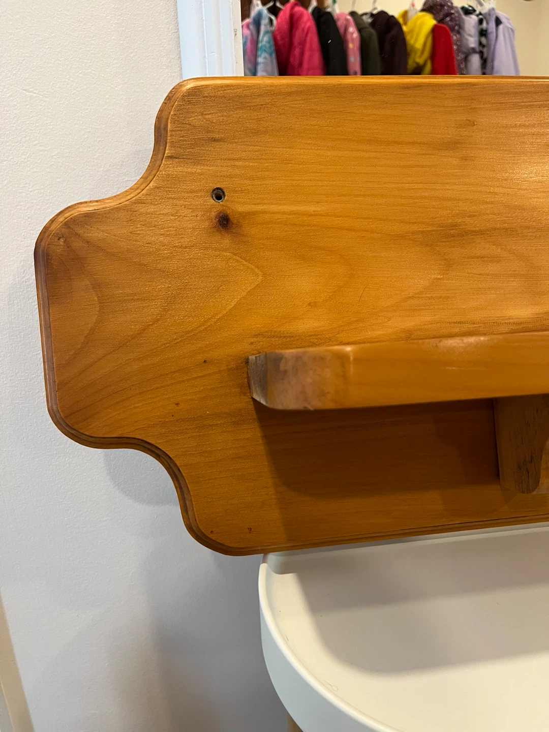 Solid Wood Vintage Wall Shelf - photo 3