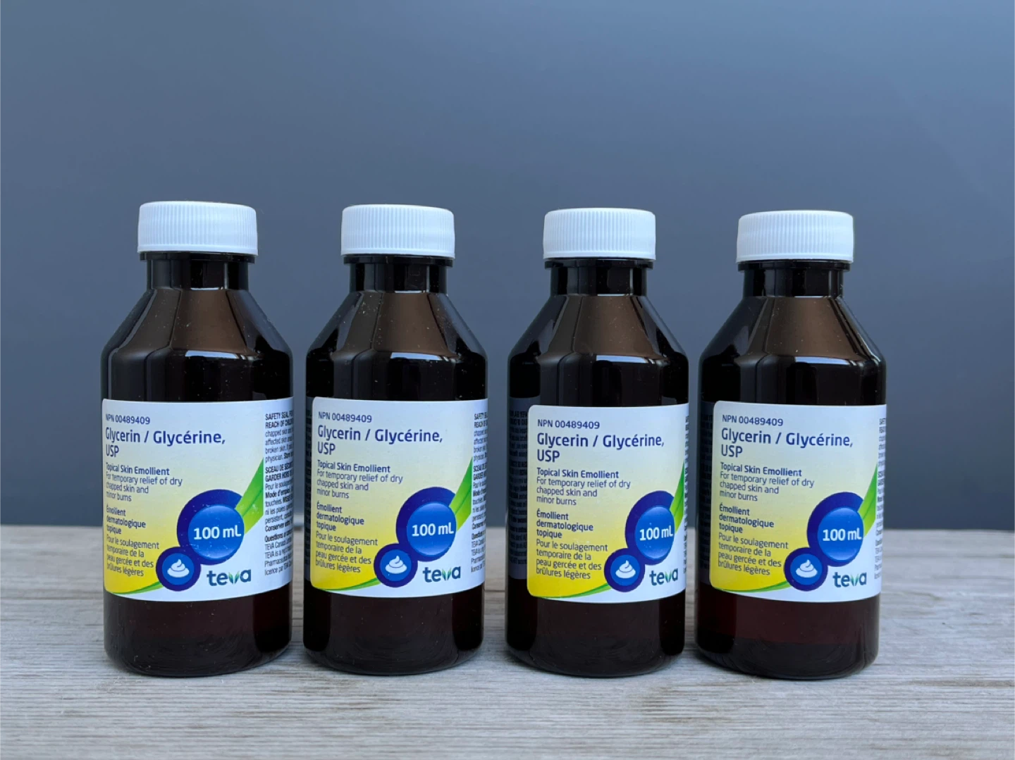 Glycerin 100ml x 4