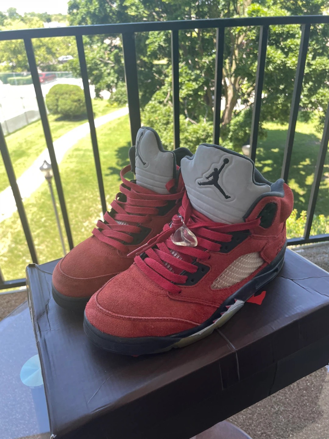 Air Jordan 5 Retro Red Suede