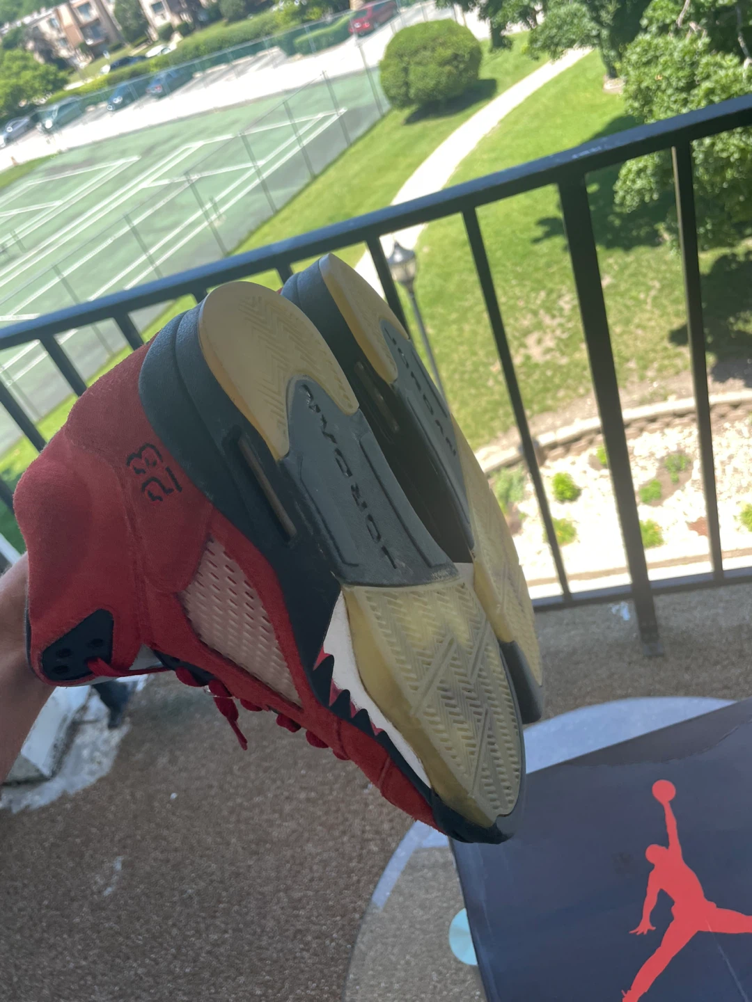 Air Jordan 5 Retro Red Suede - photo 2