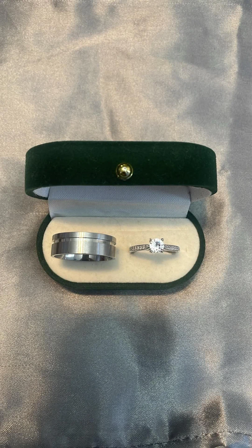 Wedding Ring Set with Engagement Ring