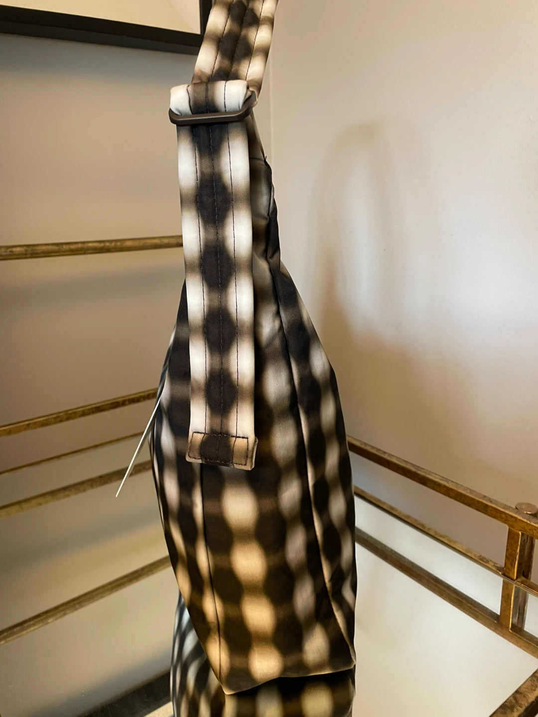 BAGGU Blurred Gingham Shoulder Bag NEW with tags - photo 2