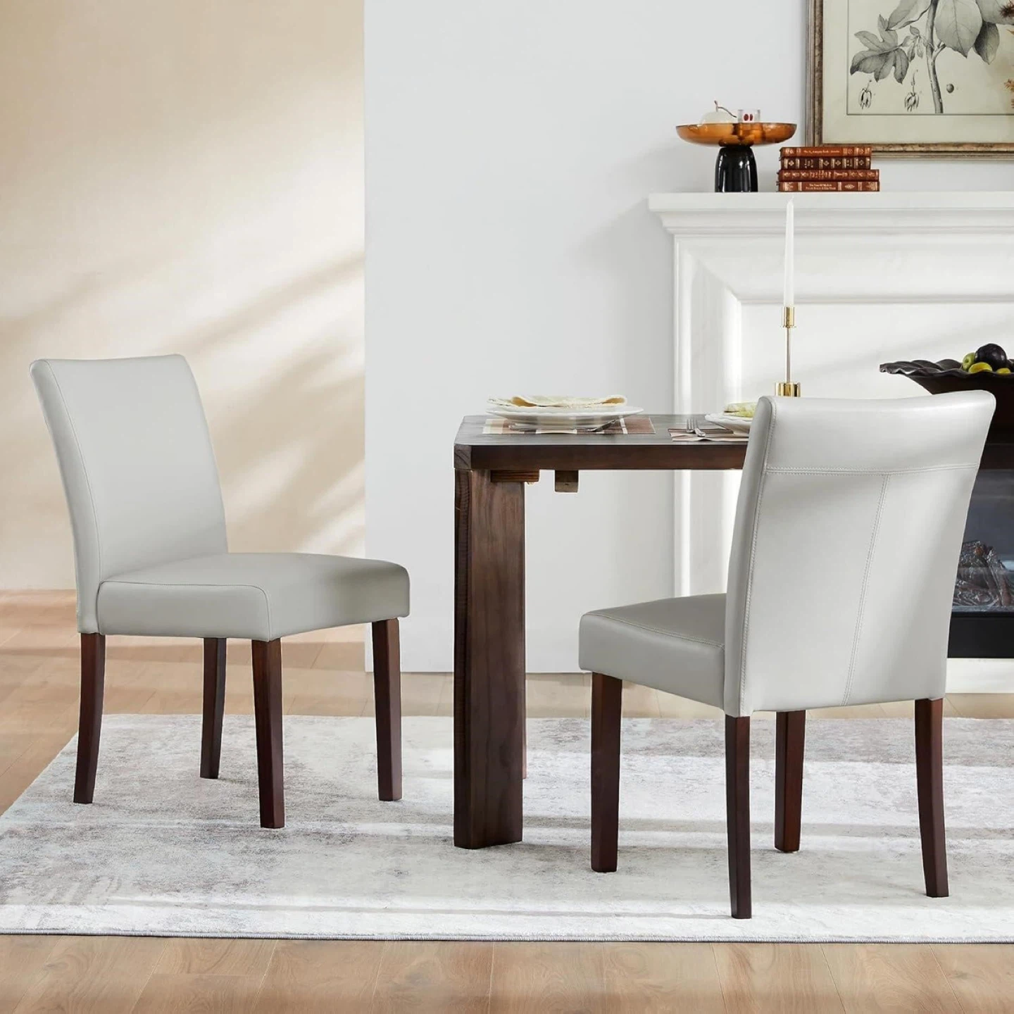 Set of 2 Dining Chairs - photo 2