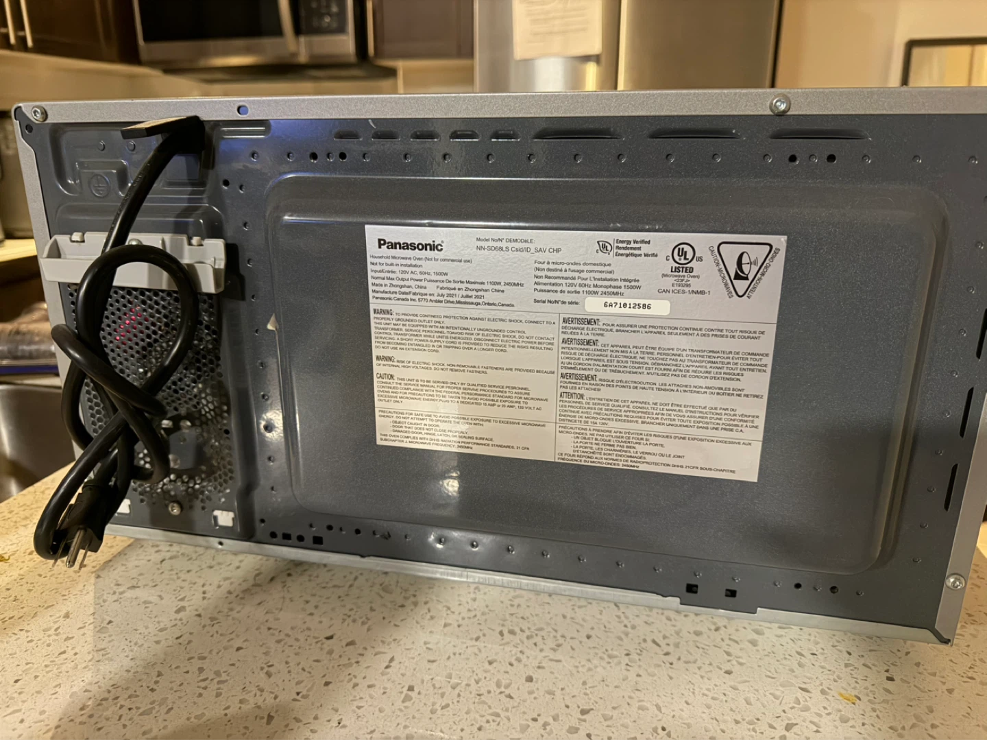 Panasonic Genius Prestige Microwave - photo 3