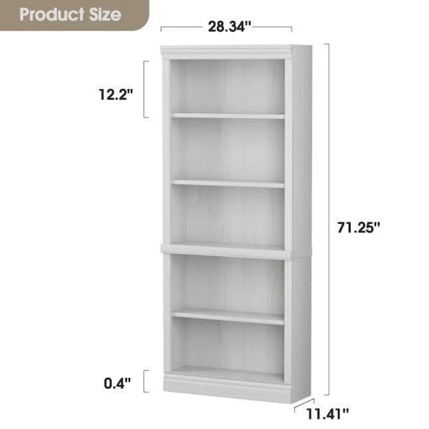 5-Shelf Bookcase - photo 2