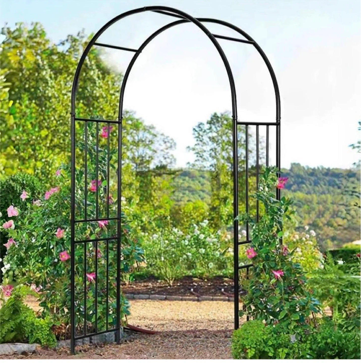 LDAILY Moccha Garden Arch Arbor Trellis - photo 3