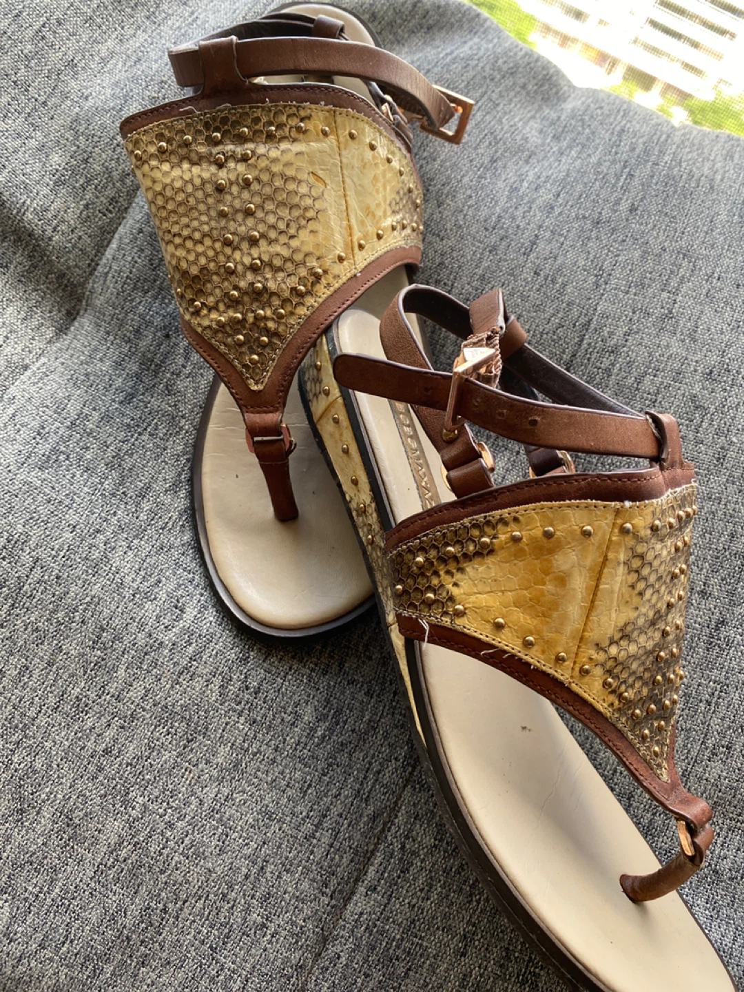 BCBGMax Azria Women's Sequined Thong Sandals - photo 2