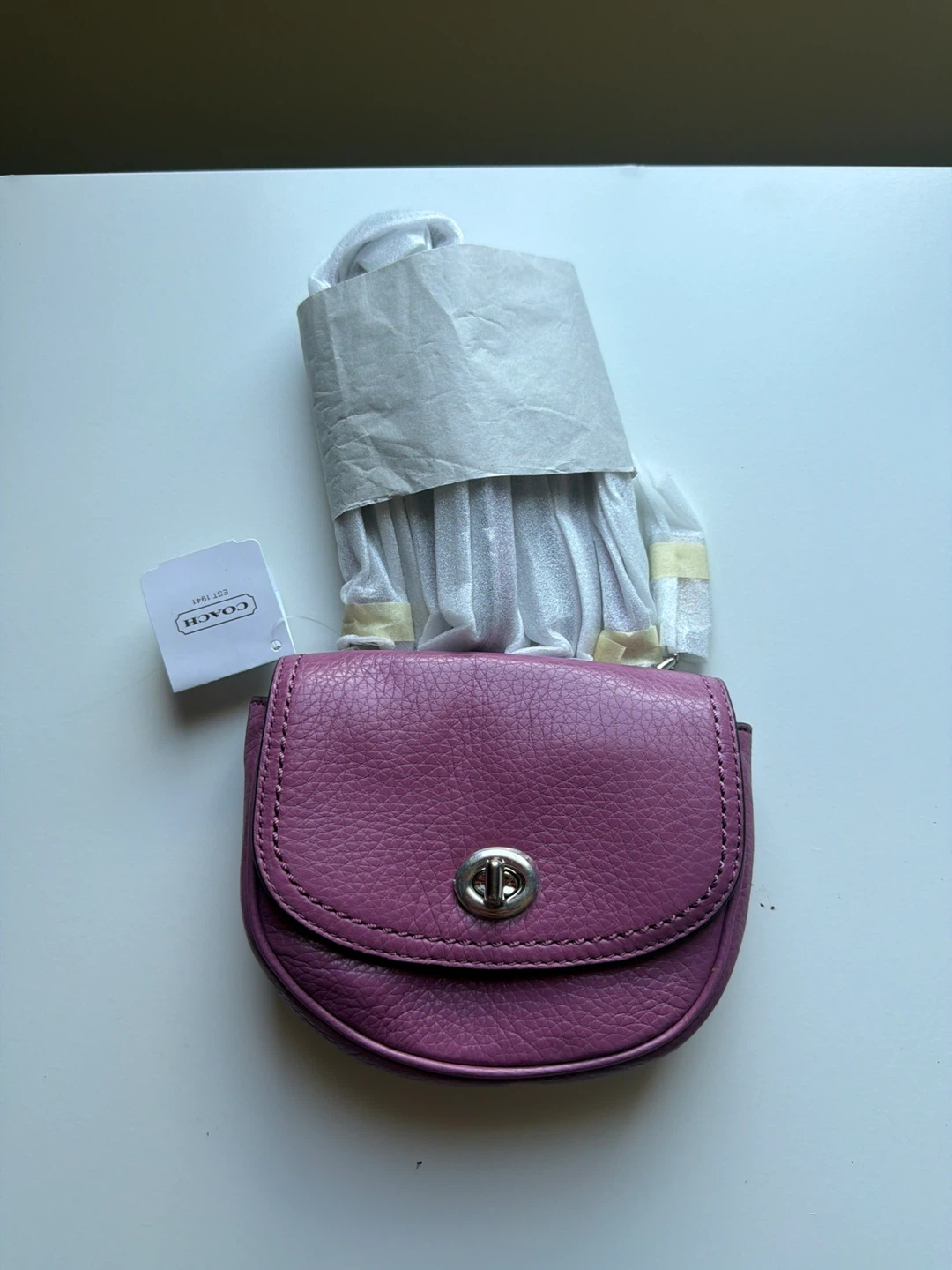 Coach Park mini crossbody Leather Bag -Rose