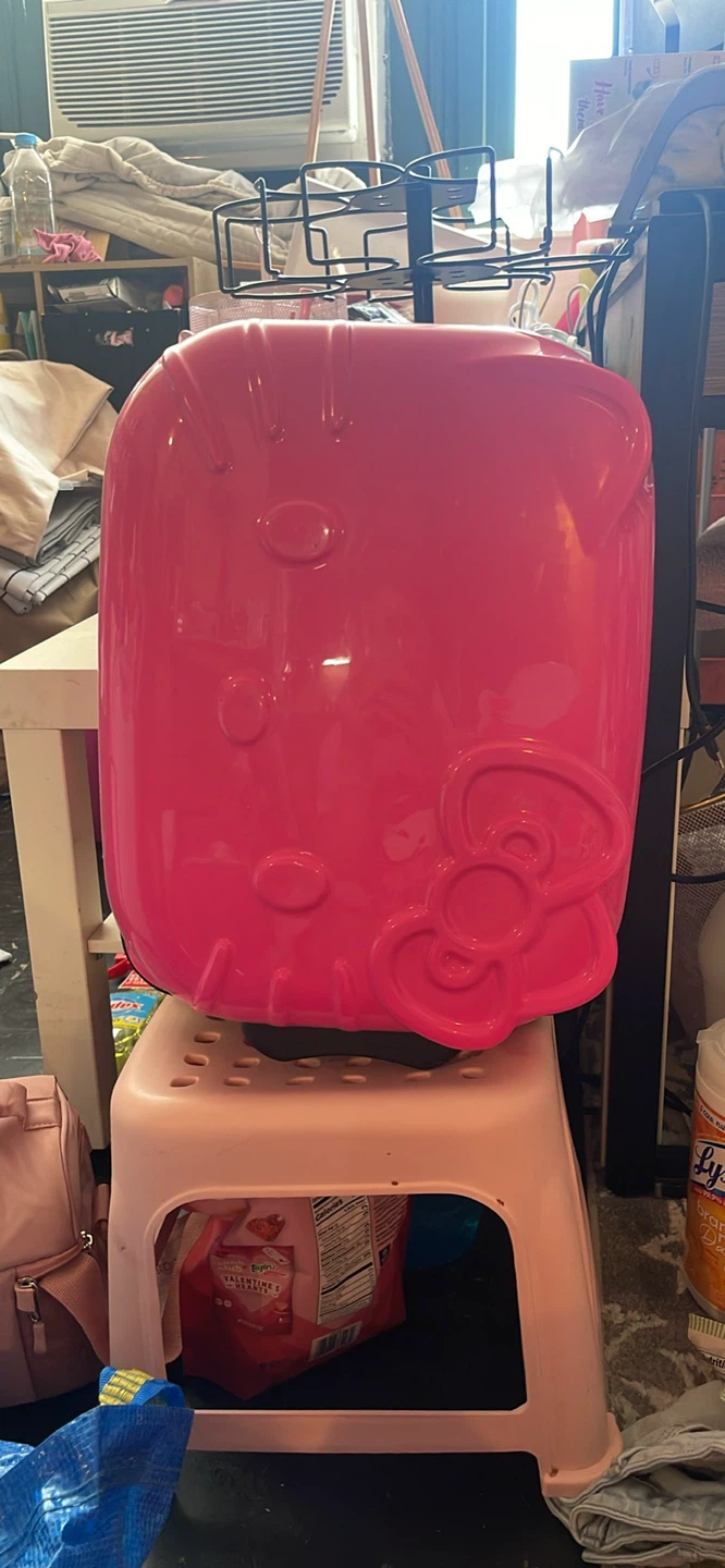 Pink Hello Kitty Rolling Suitcase