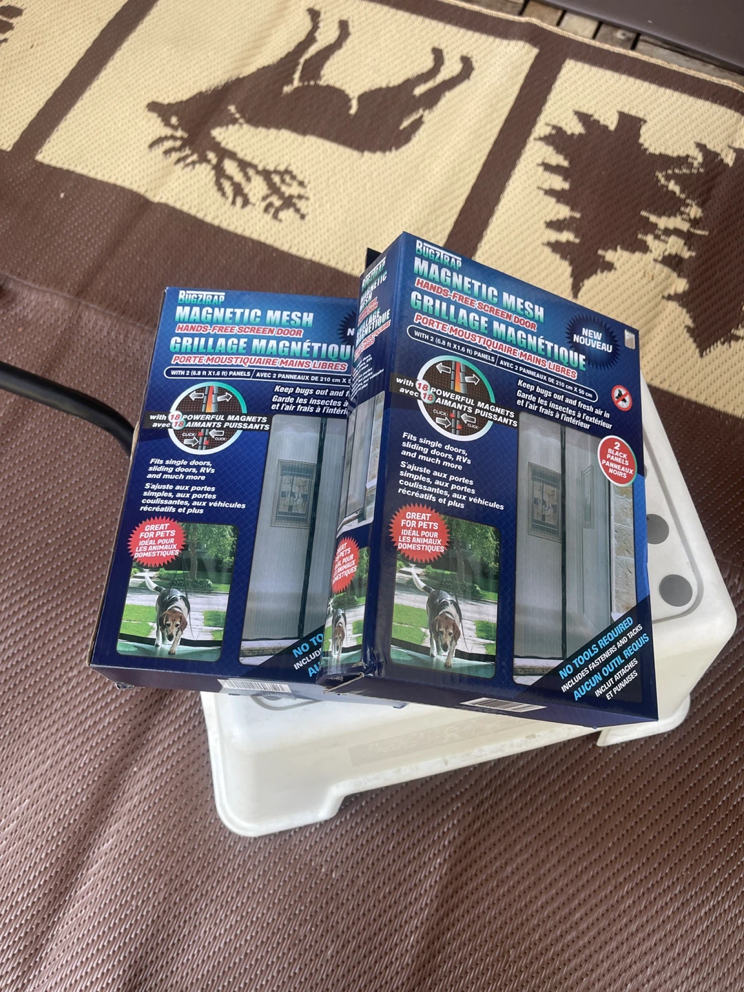 RUTIRAB Magnetic Mesh Screen Door