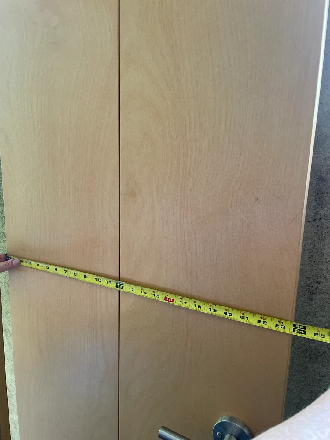 Three Wood front Closet Doors with hardware (bifolds) - photo 2